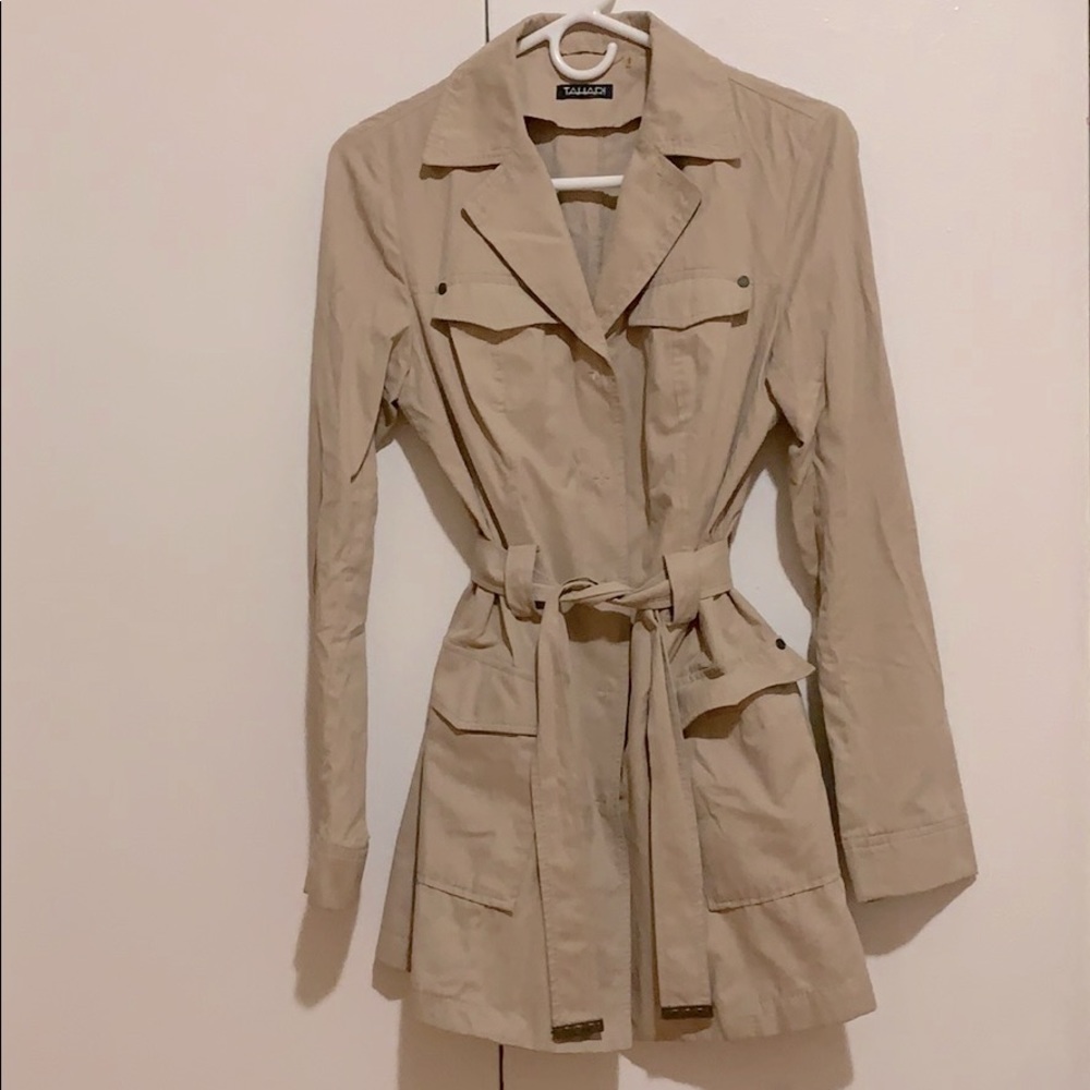 Tahari trench style jacket